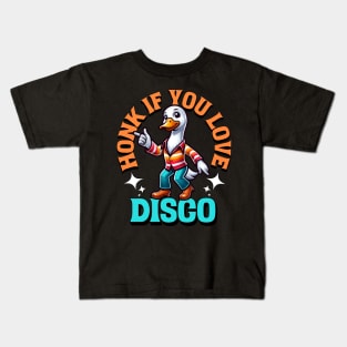 Honk If You Love Disco Kids T-Shirt